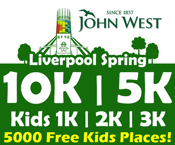 John West Liverpool Spring 10k 5k Logo